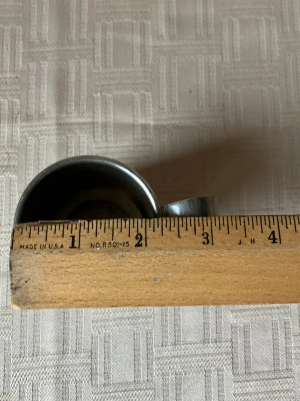 Vtg 1969 Stieff Pewter Baby Cup Mug - ATC Shield Mark - No Monogram